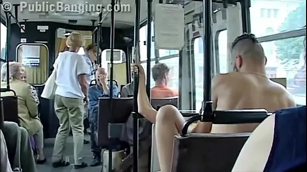 Fresh Extreme risky public transportation sex couple in front of all the passengers drive Tube