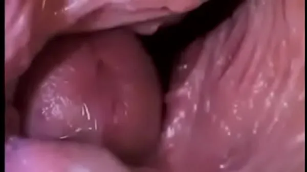 Tubo de transmissão Dick dentro de uma vagina novo