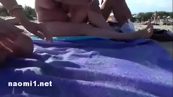 Yeni public beach cap agde by naomi slut Drive Tube