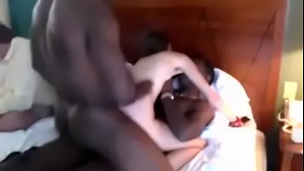 Tubo de unidad afortunado cornudo mi marido mira a su esposa con 2 negro tacos bbc nuevo