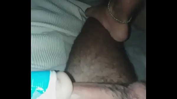 Tubo de unidad Usando y acabando en fleshlight (masturbador nuevo