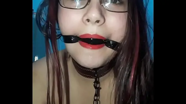 Nuovo Submissive little bitch gag showing her bodytubo di guida