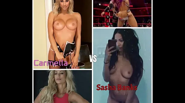 Frisches Wen würde ich ficken? - Carmella gegen Sasha Banks (WWE ChallengeDrive Tube