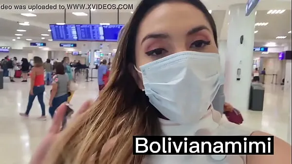 Nuovo Niente mutandine all'aeroporto di Cancun Video completo su bolivianamimi.tvtubo di guida