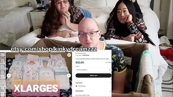 Färsk Opening rare Japanese BB Diapers with Kinkydreamzzz drive Tube