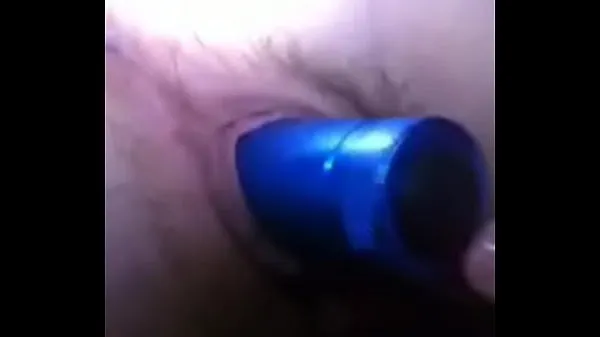 Ống dẫn động Hairy pussy masturbating with a flashlight mới