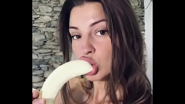 Fresh hot Banana Deepthroat aandrijfbuis