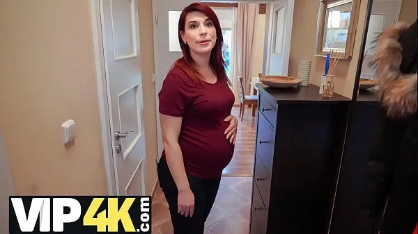 Fresh DEBT4k. Bank agent gives pregnant MILF delay in exchange for quick sex drive Tube