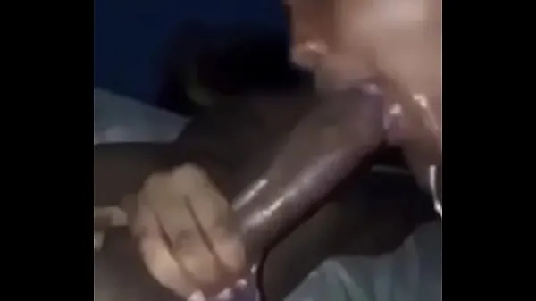 Yeni Ebony giving sloppy head Drive Tube