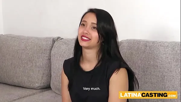 Fresh Pretty Latina Pornstar Lia Ponce First Time ANAL Casting Cumshot drive Tube