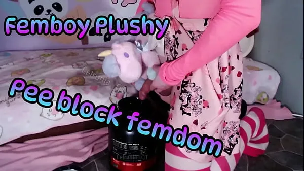 Tubo de unidad Femboy Plushy Pee block femdom [TRAILER] Oh no this soft fur makes my conk go erection and now I cannot tinkle nuevo