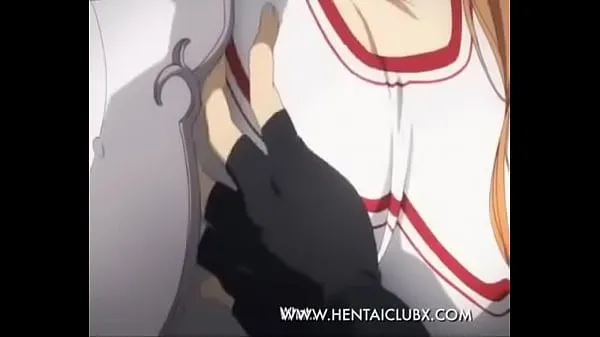 Friss sexy Sword Art Online Ecchi moment anime girls meghajtócső