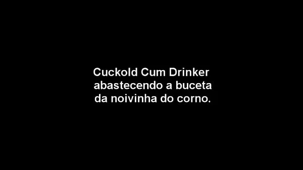 Свежая Cuckold cum Drinker. Abastecendo a buceta da noiva do corno трубка привода